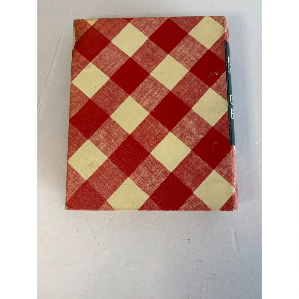 Better Homes and Gardens New Cook Book Red Gingham Binder Vtg Style 1960s 5-Ring